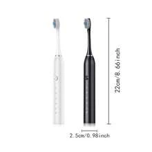 Electric Toothbrush, 500mAh Rechargeable Battery, Smart Timer, Compatible With Round Head Toothbrush, Home Dental Cleaner - Multicolor - View 10