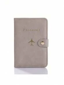 Solid Color Multi-Layer Passport Holder,Suitable For Storing Passport Documents, Bank Cards Storage Card Bags Travel Travel Essential Passport Cover - Multicolor - View 15