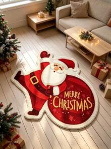 1 tấm thảm lông hình ông già Noel, thảm trang trí phòng ngủ, thảm nhỏ, thảm trang trí nhà cửa, thảm phòng khách, thảm nhỏ phòng khách, thảm phòng ngủ, trang trí nhà cửa phòng khách - Nhiều màu - Xem 4