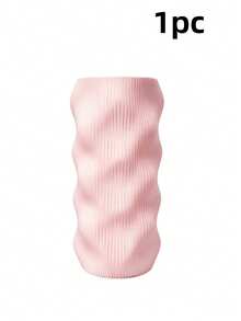 1pc Artistic Wavy Shaped Vase, Multi-Color Options, Desktop Flower Display, Atmospheric Home Decor, New Home Gift, B&B Soft Furnishing Ornament - Art - View 11