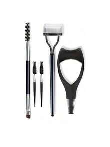 6/5/3/2/1pc Eyelash Tool Set, Includes Mascara Brush And Container, Create Natural Makeup Look, Includes Eyelash Comb And Brush, Reusable, False Eyelash Trimming Tool And Eyelash Separator, Suitable For Women And Girls - Multicolor - View 13