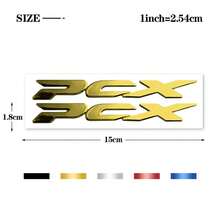 1 Pasang Stiker Logo Motor Lembut untuk PCX PCX150 125 PCX125 - A - View 2