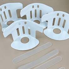 4pcs Bed Sheet Fixing Clips, Bed Sheet Fixing Device, Invisible Needle-Free Clips, Bed Sheet Fixing Anti-Slip Tool, Anti-Slip Fixing Buckle, Household Bed Sheet Smoothing Tool, Invisible Slot Anti-Slip Bed Sheet Clips, Invisible Bed Sheet Fixing Buckle, Adjustable Bed Sheet Fixing Clips - Multicolor - View 1