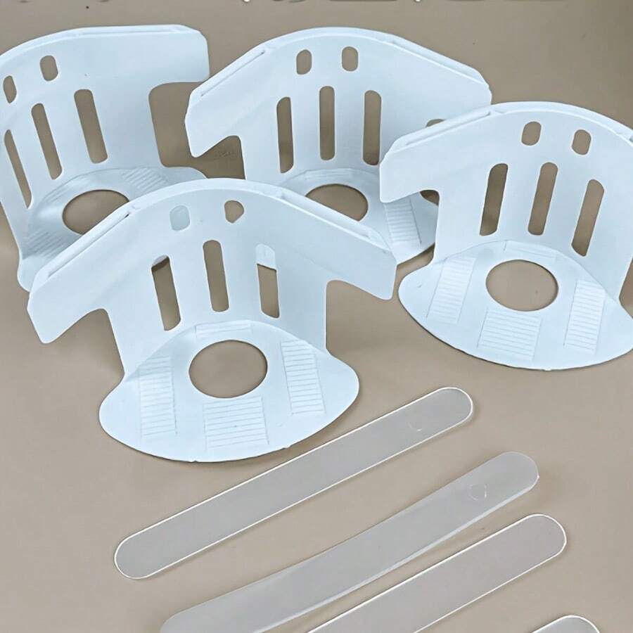 4pcs Bed Sheet Fixing Clips, Bed Sheet Fixing Device, Invisible Needle-Free Clips, Bed Sheet Fixing Anti-Slip Tool, Anti-Slip Fixing Buckle, Household Bed Sheet Smoothing Tool, Invisible Slot Anti-Slip Bed Sheet Clips, Invisible Bed Sheet Fixing Buckle, Adjustable Bed Sheet Fixing Clips - Multicolor - View 1