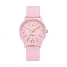 BERGCOZ Jam Tangan Quartz Bulat Wanita, Desain Minimalis dan Elegan, Cocok Sebagai Hadiah untuk Pacar, Teman, Ibu, Hadiah Liburan Terbaik - V367 - View 4