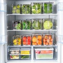 Household multifunctional timed refrigerator storage box food grade household timed refrigerator storage box PET - weiß - Übersicht 3