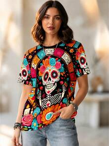 Women T-Shirts - Multicolor - View 1