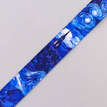 1 Piece Van Gogh Starry Night Print Lanyard With Card Holder, Aesthetic Art ID Badge Holder For Student Office Work, Unique Gift - Multicolor - View 8