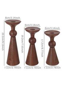 Exquisite Wood Grain Texture, Smooth Surface, Sturdy Structure, Easy To Clean And Reusable For Long Time Use. Perfect For Dining Table, Fireplace Mantel, Coffee Table Display, Great Decor For Christmas, Wedding, Thanksgiving, Romantic Dinner Party. - Retro-style Luxury - View 20