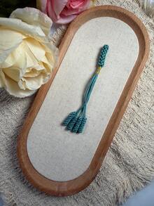 Handmade Woven Tassel Pendant, Replacement Tassel For Prayer Beads Bracelet, Multi-Color Options, Durable And Wear-Resistant Woven Rope, DIY Jewelry Accessories, Tasbih Prayer Beads Tail Pendant, Handmade Bracelet Accessory - Multicolor - View 13