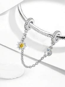 1pc Butterfly Flowing Safety Chain, Suitable For DIY Bracelet, Necklace And Other Jewelry, Perfect Gift For Women And Girls - Beads - View 6