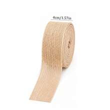 1 Gulungan/3 Gulungan Pita Kain Jute Alami Gaya Pedesaan 1cm/2cm/4cm, Anyaman Linen Kasar, Pita untuk Kemasan Hadiah Natal, Hiasan DIY Buatan Tangan untuk Pernikahan, Rumah, dan Dekorasi Gaya Rumah Pertanian - Beraneka warna - View 13