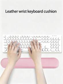Ergonomic Keyboard Wrist Rest, Soft Memory Foam Wrist Support Pad, Non-Slip Base Computer Laptop Office Gaming Typing Palm Rest, Cute Desktop Decor Accessory - View 2