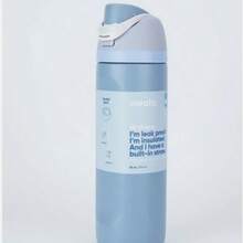 O Wa La F Ree Sip Water Bottle Stainless Steel 24oz 32oz Multicolor Blue Bow Bottle - Multicolor - View 14