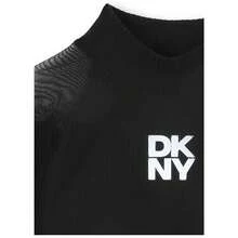 DKNY تيشيرتات للفتيات الشابات - الأسود - مشاهدة 4