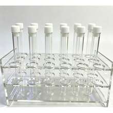 Transparent Hard Plastic Tubes With White Screw Caps, Clear PS Plastic Storage Tubes - View 4