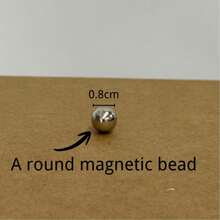1pc Rotating Cat Eye Nail Art Magnet, Quick Adsorption Glass Bead Design, Strong Magnetic Cat Eye Magnet With Rotating Beads - Automatic Adsorption Tool For Nail Art Beginners - Multicolor - View 13