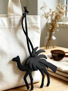 Camel And Palm Tree-Shaped Bag Charm-A Stylish Accessory For Handbags Or Luggage;A Perfect Gift For Middle Eastern National Day,Ramadan,Or Eid Al-Fitr - Multicolor - View 4
