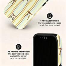 VESPOP Casing Ponsel Fashion Motif Garis-Garis - Kompatibel dengan iPhone 18/17/16/15/14/13/12/11 Pro Max/Pro Plus/12 Mini/13 Mini, Kompatibel dengan Galaxy S26 S25 S24 S23 S22 S21 Plus Ultra, Kompatibel dengan Pixel 8 9 10 PRO - Warna Campuran 1 - View 4