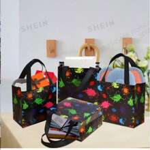 5/20PCS Tas Kado Dekoratif Neon Bercahaya dalam Gelap dari Bahan Non-Woven, Cocok untuk Perlengkapan Pesta Ulang Tahun, Natal, Halloween, dan Berbagai Tema Lainnya - 2 tas hadiah non-woven bercahaya dalam gelap secara acak - View 3
