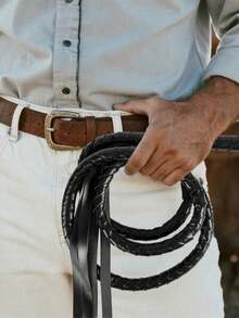 Equestrian Training Whip, Horse Riding Supplies, Non-Slip Grip, Ergonomic Design, Equestrian Practice Horse Riding Training, Stage Performance, Party Costume, Photo Prop, Moderate Length, Flexible Waving, Compact And Portable, Essential For Equestrian Enthusiasts Daily Training - A - View 4