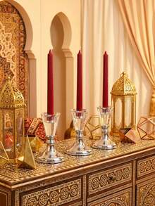 Light Luxury High-Quality Exquisite Candle Holder – Table Wedding Home Ambiance Soft Decor Prop For Living Room, Office, Party& New Year Gift - Multiple Styles - View 8