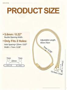 Dual Loop Phone Lanyard, Long Adjustable Crossbody Halter, Universal Smartphone Accessory Pendant, Anti-Loss Anti-Drop Durable Woven Rope, Keychain Strap, Anti-Loss Phone Rope, Stainless Steel Dual Loop Metal Washer - Multicolor - Double Ear Clips - View 5