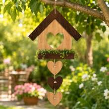 1pc 2D Flat Country Style Bird Nest Planter, Wall-Mounted Flower Pot, Asymmetrical Shape, Farmhouse Decor Pot, Suitable For Garden, Balcony, Patio And Rooftop, Plants Not Included - Multicolor - View 3