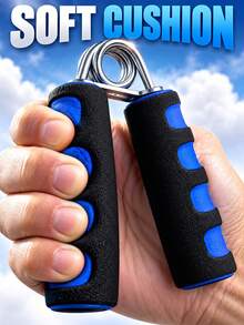 Grip Strength Trainer Wrist Developer Resistance Grip Trainer Portable A-Type Hand Grip Strengthener Forearm Exerciser Soft Foam Hand Exerciser For Men Women For Sports Gym Home Workout Workout Equipment Gym Essential Accessories - Multicolor - View 4