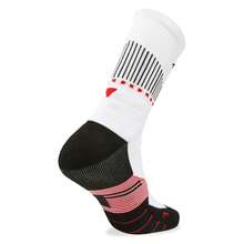 LI-NING Basketball Series Antibacterial Mid-Calf Socks Cushioned Shock Absorbing Socks for Training & Running AWLW037 - 白色/黑色/榮耀紅 - 查看 2
