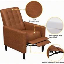 Chaise Lounges - Brown - View 3