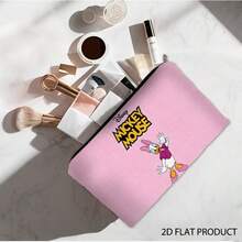 Disney Daisy Duck Print Travel Makeup Bag, Durable Polyester Cosmetic Pouch In Multiple Specifications, Portable Lightweight Storage Accessory For Travel, Daily Commute & Vacation Organization - Multicolor - View 5
