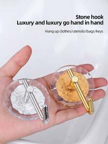 1PC Suction Cup Hook Vacuum Wall Mount Strong Suction Kitchen Hook No-Drill Bathroom Door Back Adhesive Hook Multi-Function Hook Towel Hook Multi-Function Hook - Multicolor - View 6