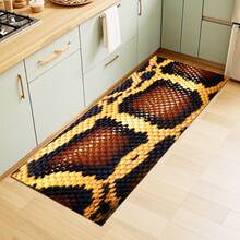 Karpet Panjang Motif Ular Imitasi, Dekorasi Rumah Dalam Ruangan, Karpet Dapur, Keset Pintu Masuk, Dekorasi Lorong, Karpet Samping Tempat Tidur Kamar Tidur, Karpet Ruang Tamu, Karpet Ruang Cuci, Keset Kamar Mandi, Cocok Untuk Apartemen, Asrama dan Dekorasi Rumah Sehari-hari - MultiWarna - View 7