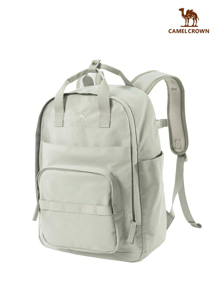 CAMEL CROWN Foldable Large Capacity Travel Backpack, Short Trip & Gym Storage Bag - Foggy Gray-green - View 1