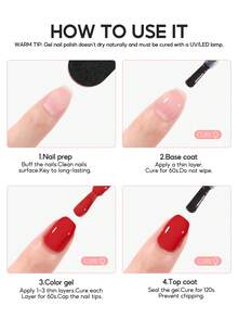 PEACECOLOR 5PCS Gel Nail Polish Set 10ML Fall Winter Brown Soak Off UV LED Cured Solid Color Glossy For Nail Art Manicure Gel Polish Kit - Multicolor - View 8