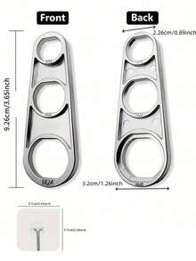 Multi-Function Faucet Aerator Removal Wrench Tool - Universal Wrench Designed For Kitchen And Bathroom Faucet Accessories; Multi-Purpose Repair Tool For Removing And Installing Bathroom Faucet Spouts, Valve Cores And Aerators. - Multicolor - View 4