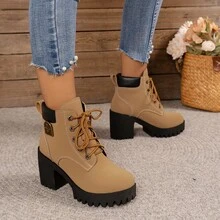 Women Ankle Boots & Booties - Camel - View 3
