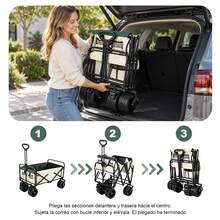 Carts & Wagons, Shopping Trolleys - Green - View 5