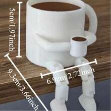 3/1pc Exquisite Movable Coffee Cup, Cute Coffee Bean, Moka Pot, Chocolate Mini Model Decoration, Suitable For Cafe, Living Room, Bedroom, Study, Bar Counter, Home Decor, Creating A Relaxed And Cozy Atmosphere Stylish Ornament Model - / - View 7