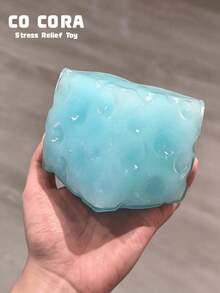 [Squishy] Keju Jumbo Bening Glasir, Keju Blok Ekstra Besar, 5cm-7cm-8cm, Squishy Keju Tekstur Glasir Beku, Hadiah Ideal, Kado Ulang Tahun - MultiWarna - View 33