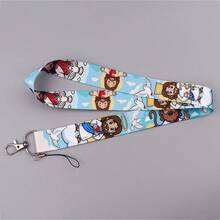 1 Piece Cute Jesus Lamb Dove Lanyard With ID Card Holder, Christian Cartoon Badge Holder For Work School Office, Lovely Gift For Believers - Multicolor - View 9