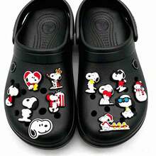 1 Set/12 Pcs 2026 New Snoopy Shoe Charms, Exquisite And Compact, Instantly Enhances Shoe Appearance, Creative And Fun, DIY Your Way, Cute And Healing Style, Surprise Gift For Friends And Family (Random Styles) - Multicolor - View 1
