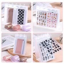 Large Capacity Sticker Storage Album, Japanese-Style Semi-Transparent ...