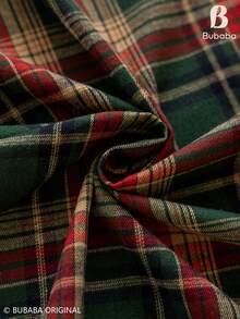 Bubaba Christmas Plaid Tassel Tablecloth, Green And Red Checkered Rectangular Tablecloth, Rustic Farmhouse Style Holiday Table Decor, Suitable For Christmas Party And Winter Home Decoration - Multicolor - View 7