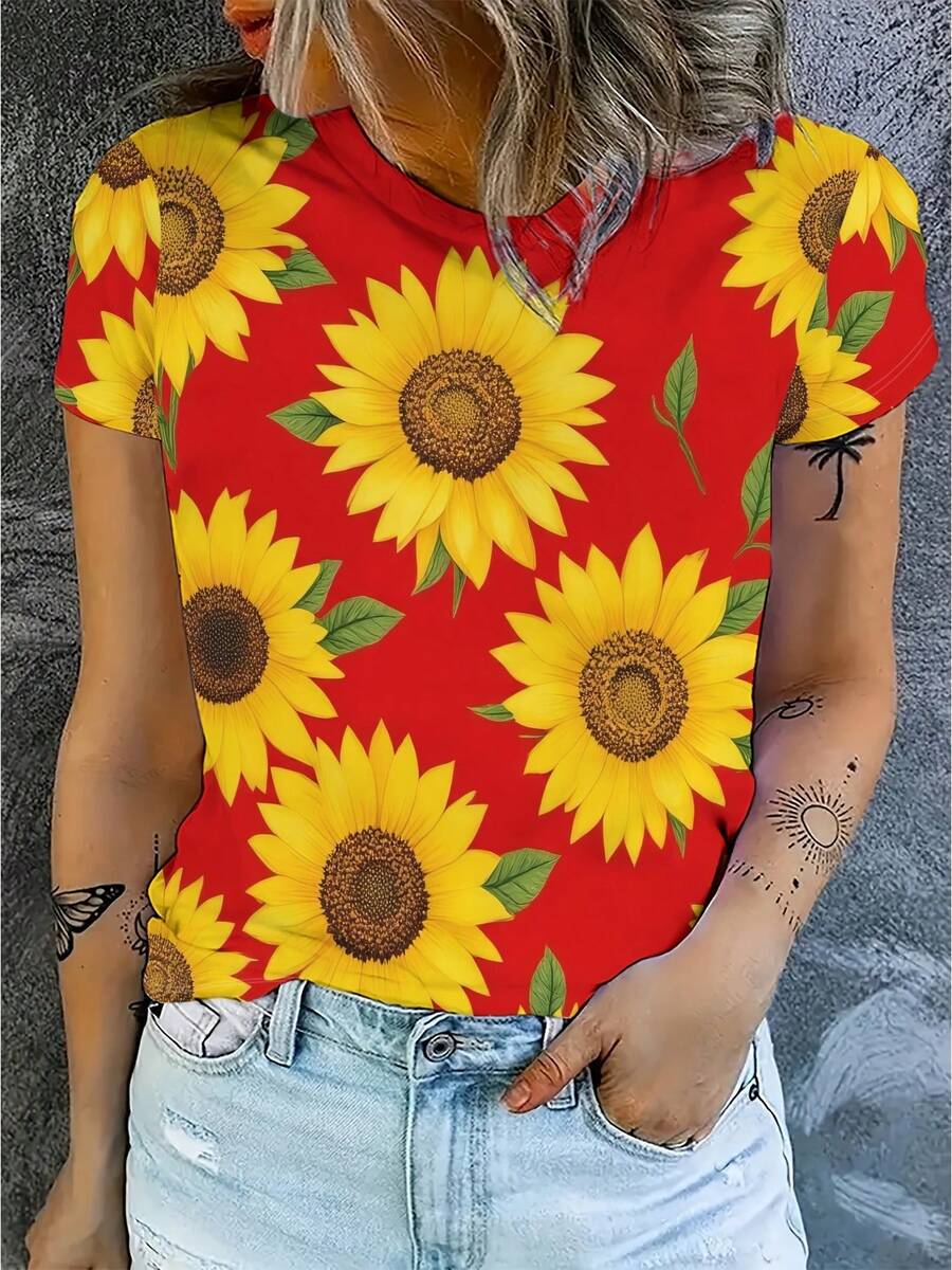 Women T-Shirts - Multicolor - View 1