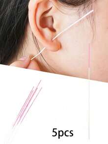 120pcs/60pcs/5pcs Ear Canal Cleaning Line, Pink And Purple Paper Earwax Removal Tool, Remove Odor And Dirt, Unisex, Prevent Blockage, Suitable For Travel, Ear Canal Cleaning Set, Ear Canal Cleaning Tool, Earwax Remover - View 13