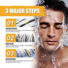 East Moon Jabón de champú para hombre, limpieza capilar, nutrición, hidratación, cuidado para cabello negro y brillante, jabón de champú para hombre - predeterminado - Ver 8