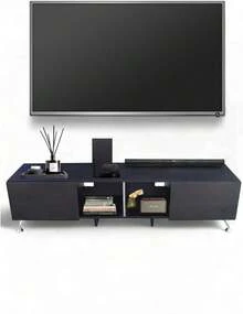 Television Stands & Entertainment Centers - Black - View 2