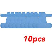 10pcs Breathable Elastic Toe Care Tape, Pre-Cut Kinesiology Tape, Fragrance-Free, For Toe Protection And Comfortable Sports Bandage, Pre-Split Elastic Toe Guard Tape With Anti-Friction Kinesiology Effect, Suitable For Hallux Valgus Fixation And Support Sports Bandage - Blue - View 5